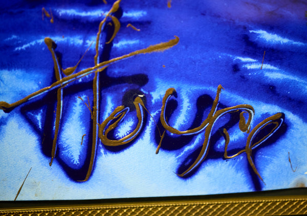 Dale Chihuly Nuutajarvi/Fish House 60" x 40" Painting