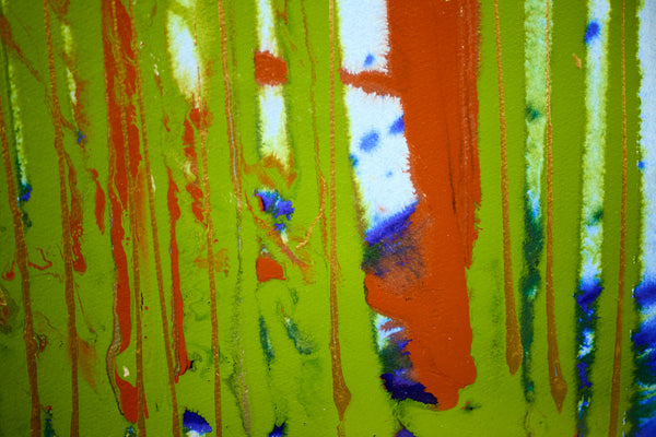 Dale Chihuly Nuutajarvi/Fish House 60" x 40" Painting