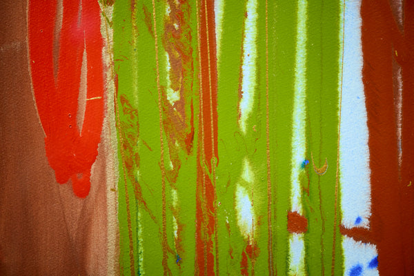 Dale Chihuly Nuutajarvi/Fish House 60" x 40" Painting