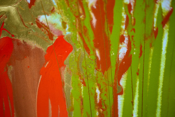 Dale Chihuly Nuutajarvi/Fish House 60" x 40" Painting