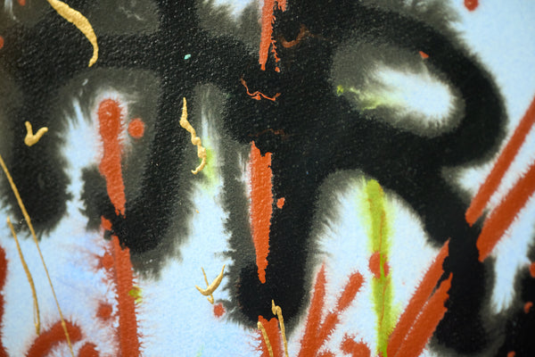 Dale Chihuly Nuutajarvi/Fish House 60" x 40" Painting