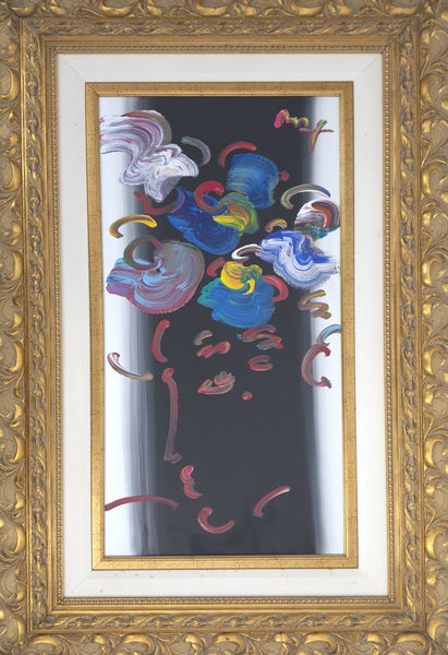 Peter Max, "Roseville Profile" Original 1998 Acrylic on Canvas