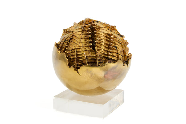Arnaldo Pomodoro, Sfera con Sfera, Bronze Sculpture Signed Edition of 150