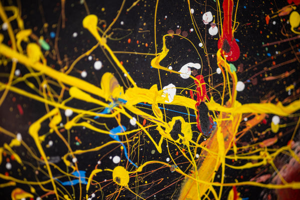 Denny Dent Reverse Hendrix Large 69” Original Painting