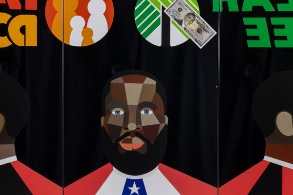 Derrick Adams Mirroring Idealism Wall Relief 2021 Edition of 40