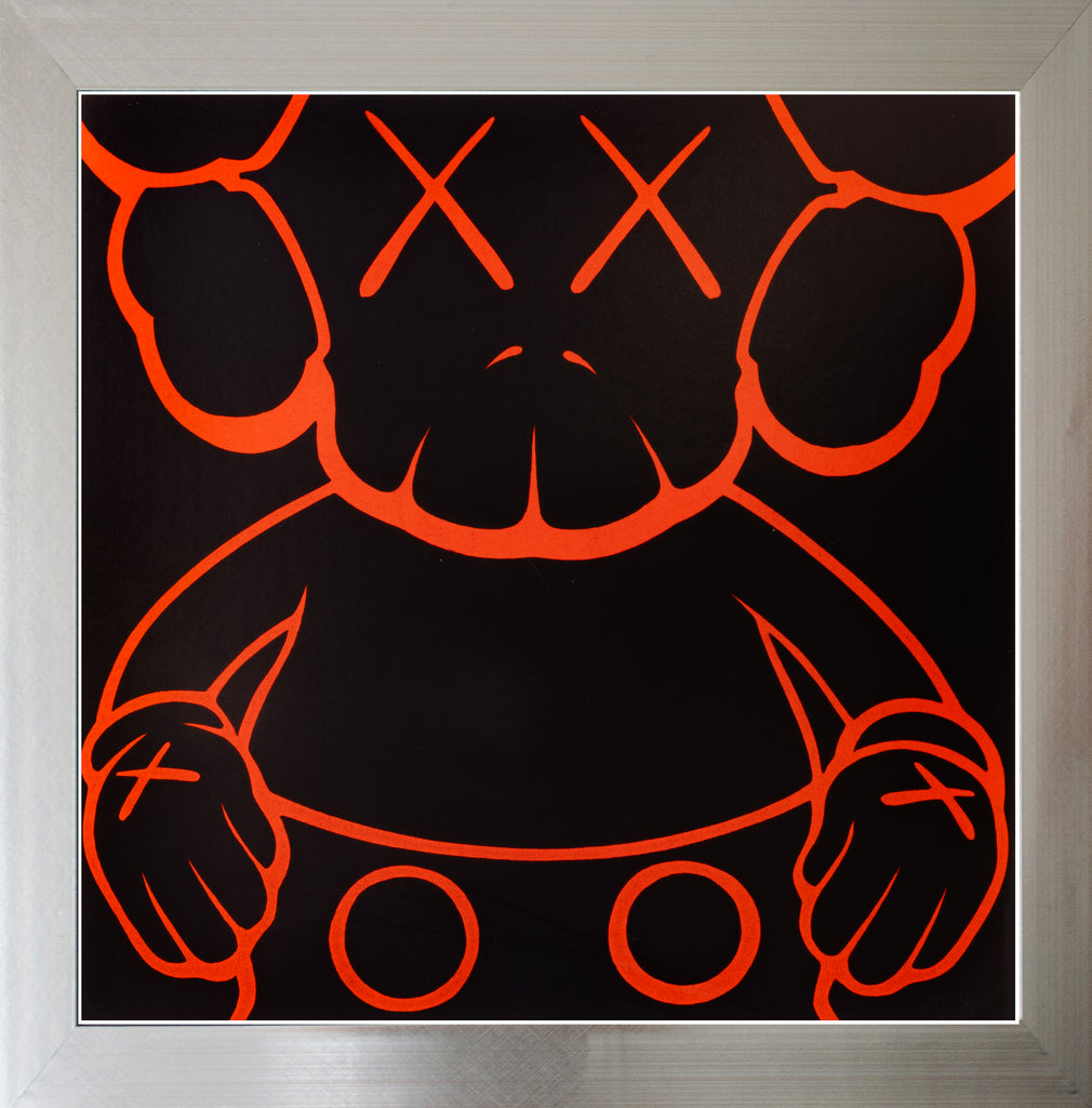 KAWS Untitled Orange Companion Signed Lithograph | modernartifact