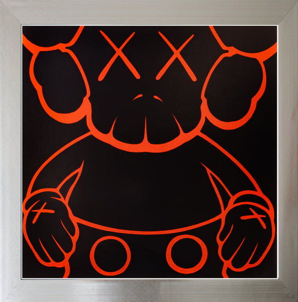 KAWS Untitled Orange Companion Signed Lithograph