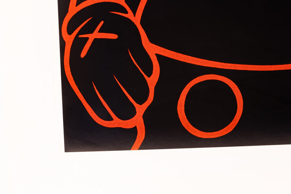 KAWS Untitled Orange Companion Signed Lithograph