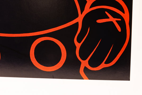 KAWS Untitled Orange Companion Signed Lithograph