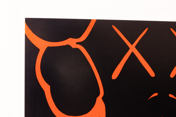 KAWS Untitled Orange Companion Signed Lithograph