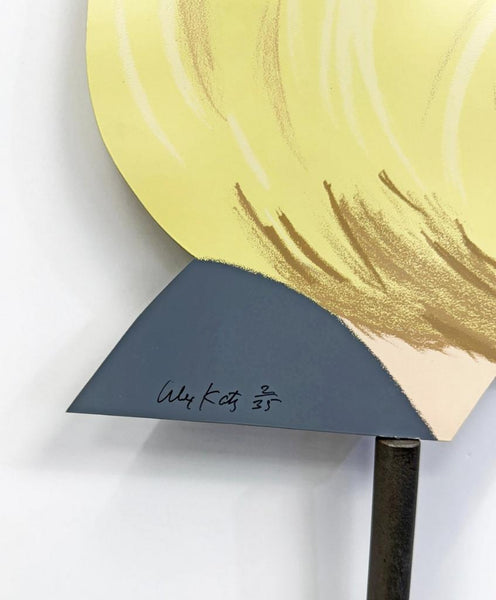 Alex Katz “Jessica” Cutout Edition, Weather Vane Screen-print sculpture on aluminum