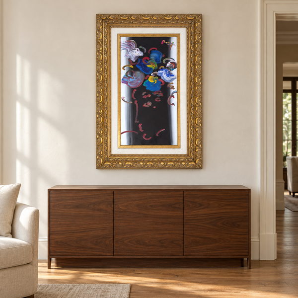Peter Max, "Roseville Profile" Original 1998 Acrylic on Canvas