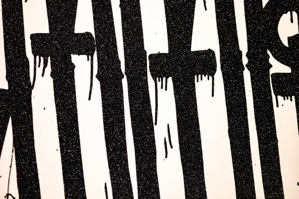 RETNA Even The Heart Skips A Beat 2024 Signed Screenprint Edition of 99