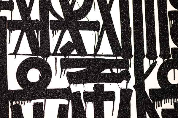 RETNA Even The Heart Skips A Beat 2024 Signed Screenprint Edition of 99