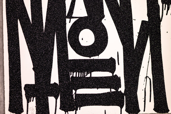 RETNA Even The Heart Skips A Beat 2024 Signed Screenprint Edition of 99