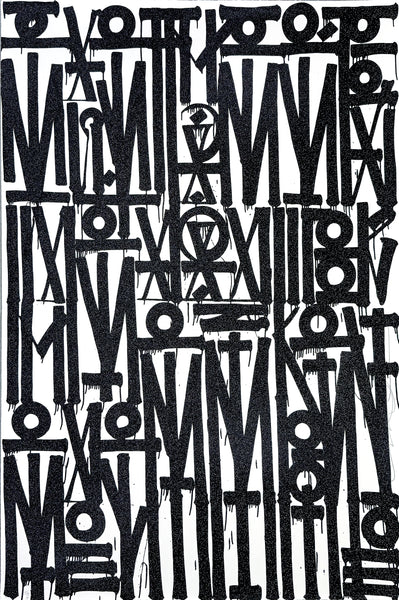 RETNA Even The Heart Skips A Beat 2024 Signed Screenprint Edition of 99