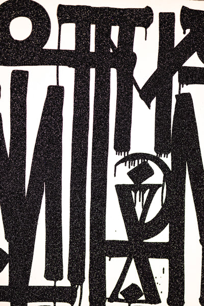 RETNA Even The Heart Skips A Beat 2024 Signed Screenprint Edition of 99