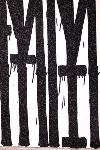RETNA Even The Heart Skips A Beat 2024 Signed Screenprint Edition of 99