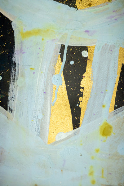 RETNA Large 6' Dual Sided Original Acrylic Painting w Studio COA