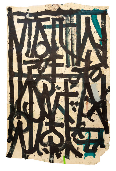 RETNA Large 6' Dual Sided Original Acrylic Painting w Studio COA