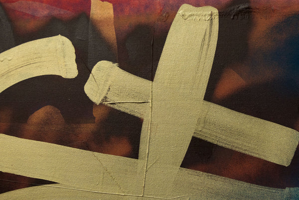 RETNA, Monumental Original 72x60 Inch Painting with Original COA
