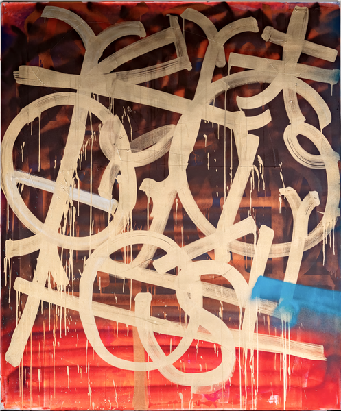RETNA Monumental Original 72” x 60” Painting with Original COA