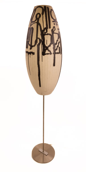 RETNA, Original Painting on Lampshade - Large 62” Unique Installation