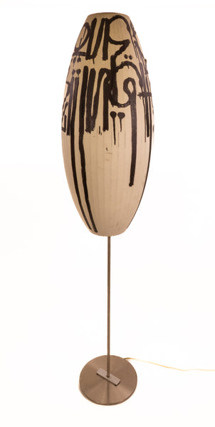 RETNA Original Painting on Lampshade Large 62” Unique Installation