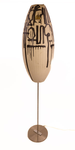 RETNA Original Painting on Lampshade Large 62” Unique Installation