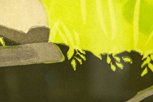 Alex Katz, Black Brook, (1992) aquatint in colors, Publisher's Proof, aside from the edition of 50
