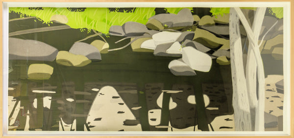 Alex Katz, Black Brook, (1992) aquatint in colors, Publisher's Proof, aside from the edition of 50