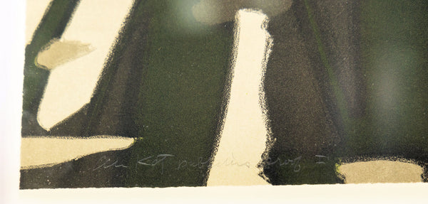 Alex Katz, Black Brook, (1992) aquatint in colors, Publisher's Proof, aside from the edition of 50