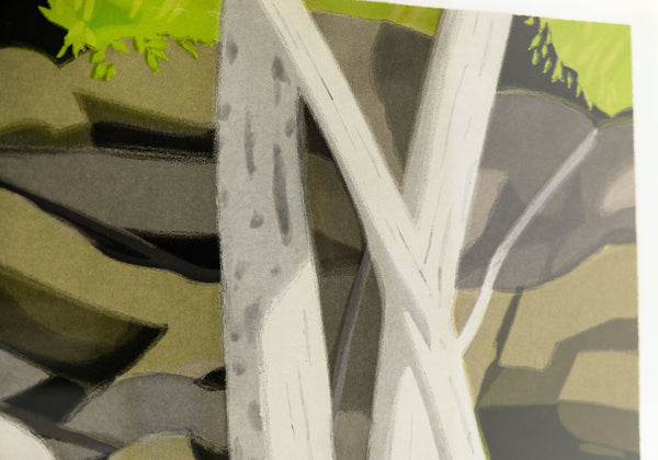 Alex Katz, Black Brook, (1992) aquatint in colors, Publisher's Proof, aside from the edition of 50