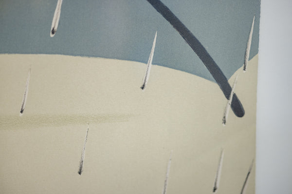 Alex Katz Blue Umbrella 1978 Signed Color Lithograph Edition of 120