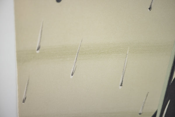 Alex Katz Blue Umbrella 1978 Signed Color Lithograph Edition of 120