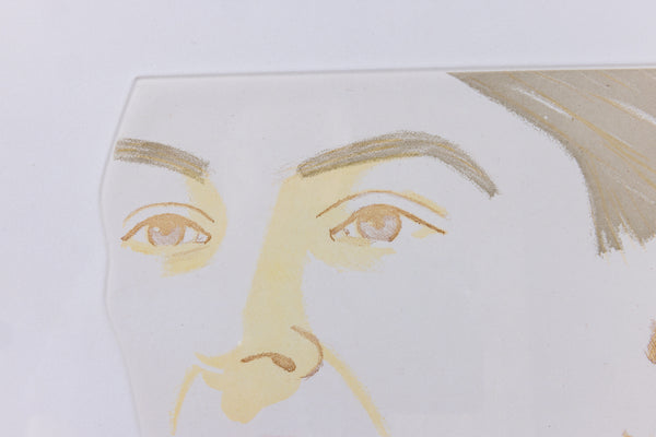 Alex Katz Man with Pipe Signed and Numbered Etching and Aquatint Contemporary Art