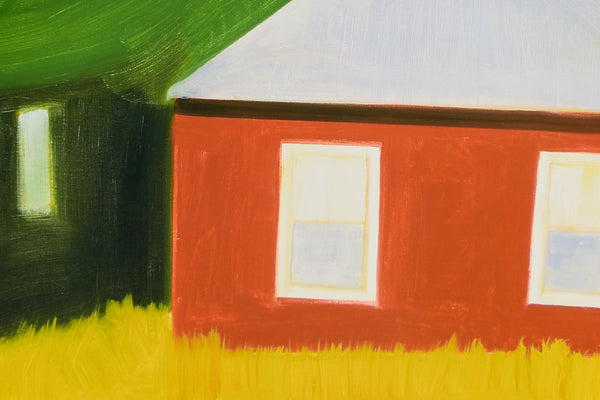 Alex Katz, Red House, Signed Pigment Print Edition of 70