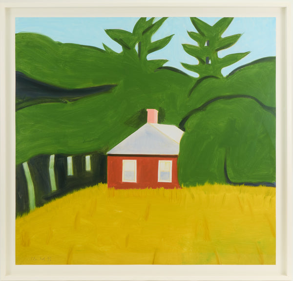Alex Katz, Red House, Signed Pigment Print Edition of 70