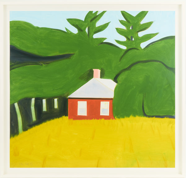 Alex Katz, Red House, Signed Pigment Print Edition of 70