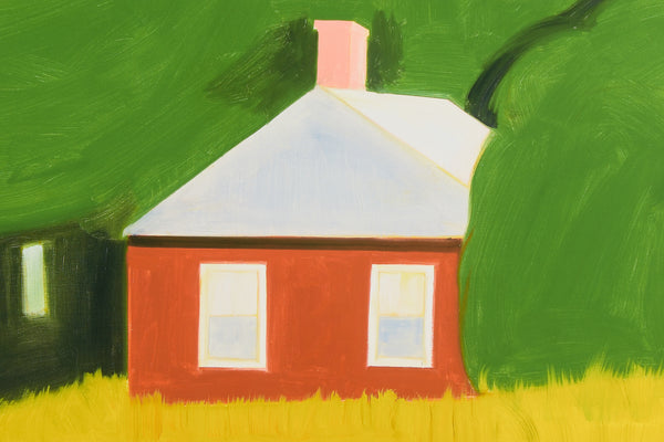Alex Katz, Red House, Signed Pigment Print Edition of 70