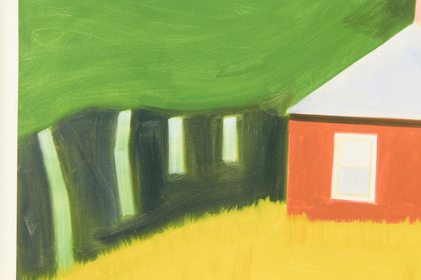 Alex Katz, Red House, Signed Pigment Print Edition of 70