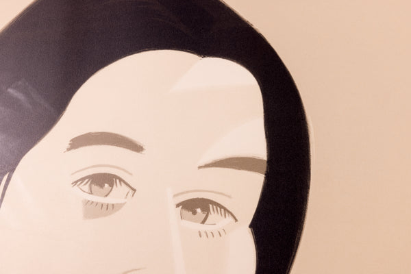 Alex Katz Striped Jacket Signed Color Lithograph Contemporary Art