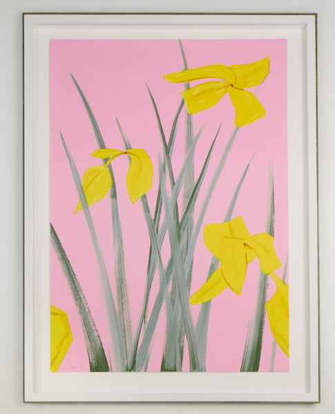 Alex Katz, Yellow Flags, 2020 Signed Edition of 100