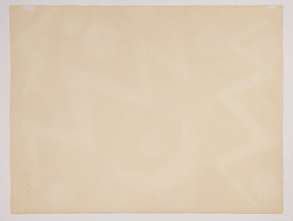 Alexander Calder Black Lightning Signed 1964 Original Gouache and Ink Painting