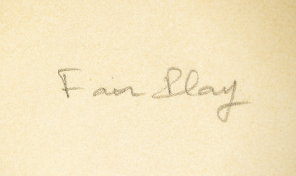 Fair Play (1968) by Alexander Calder is a vibrant gouache and ink on paper measuring 30.75 x 22.75 inches