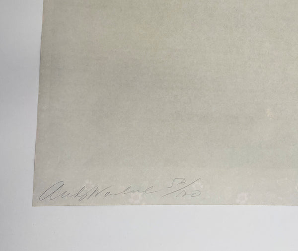 Andy Warhol Merce Cunningham I 1974 Signed Screenprint Edition of 100