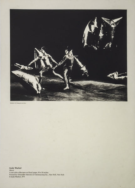 Andy Warhol Merce Cunningham I 1974 Signed Screenprint Edition of 100