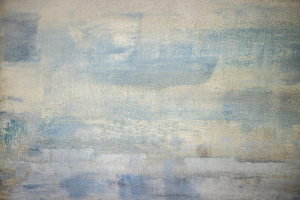Anne Packard Provincetown Shoreline as Seen From the Harbor 1976 Signed Original Oil on Canvas Painting