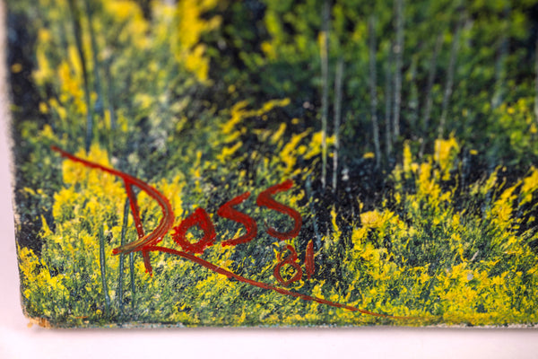 Bob Ross Authentic Signed Original Painting 1981 Morning Mist