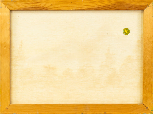 Bob Ross Painting Majestic Peaks 18x24 Signed Mountain Landscape w/ Bob Ross Inc COA